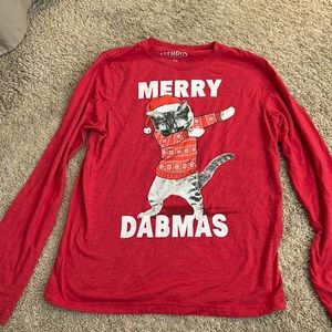 Boys Christmas shirt Merry Dabmas